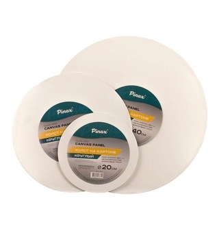 Холст на картоне круглый 30см 280г/м2 Pinax 10.RD30
